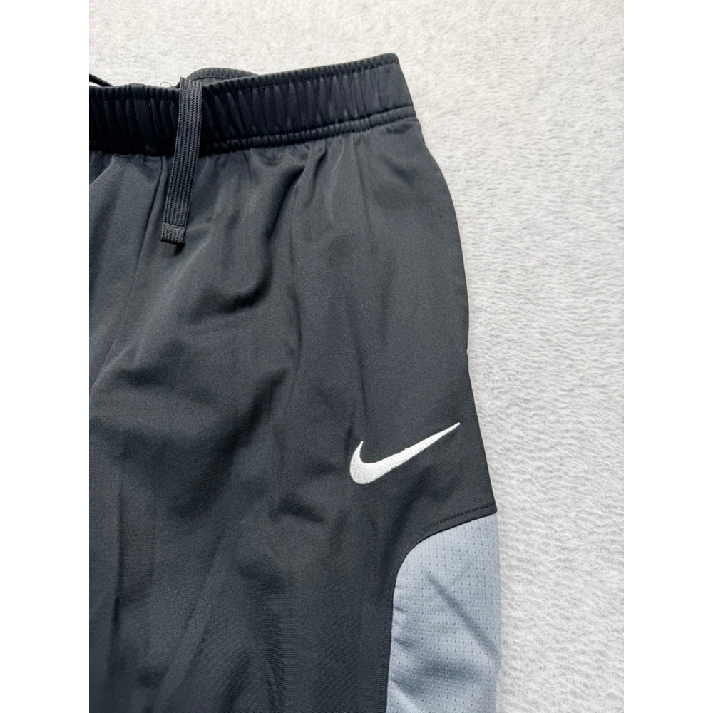 Nike Boys Black Therma-FIT Training Pants Grey Mesh Side Panel Size M D-3-5 4100 - Picture 2 of 8